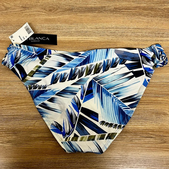 La Blanca Women's Too Cool Bikini Swim Bottom Separates Swimsuit (16, Blue) - Picture 5 of 5